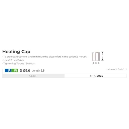 Healing Cap MHC 5005