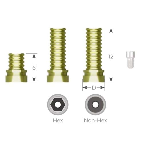 UF(II) Temporary Cylinder MTEM 4806N