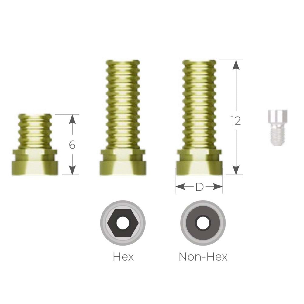 UF(II) Temporary Cylinder MTEM 4812H