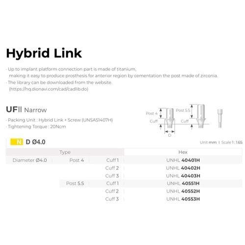 Hybrid Link UNHL 40552H